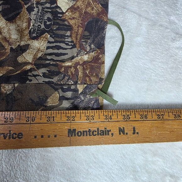 Mossy Oak Forest Floor Camo Hunting Cargo Pants Large Adj Waist Tie Ankle USA - Picture 10 of 11